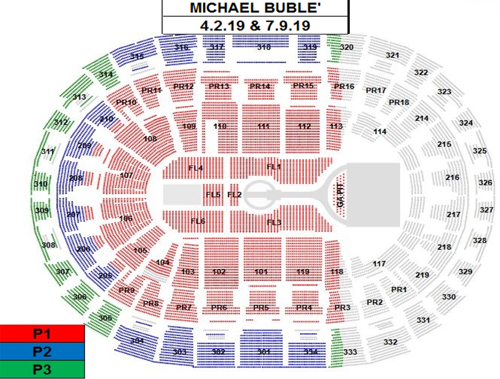 michael buble crypto arena